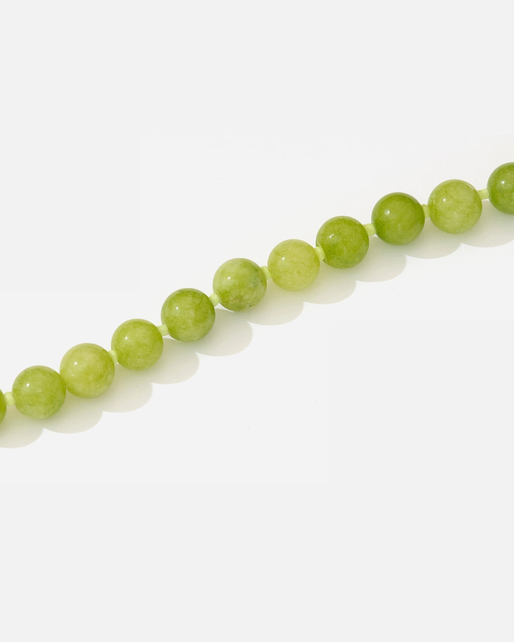 The Emma - Natural Green Agate Neckalce