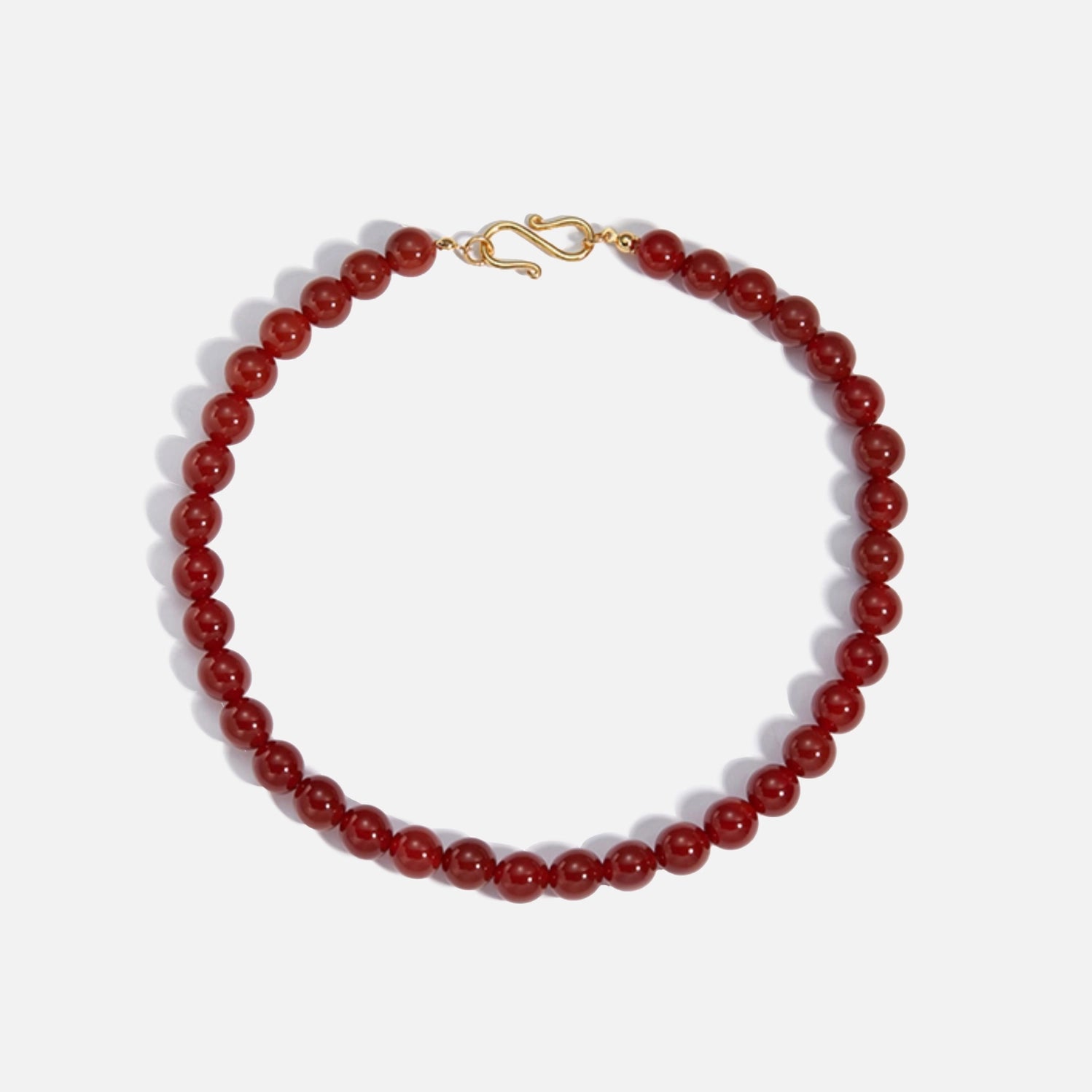 The Lila - Red Agate Necklace