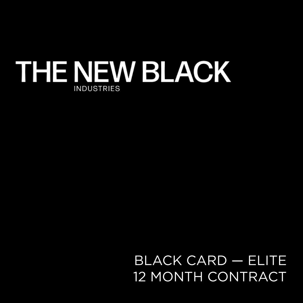 Black Card — Elite 12 Month Contract